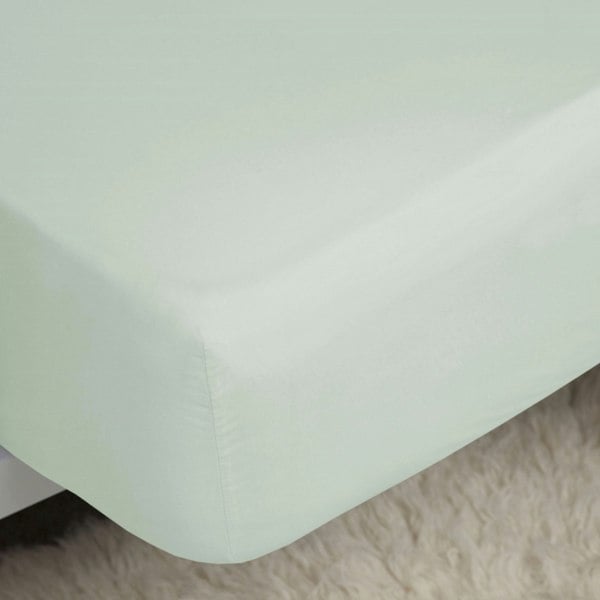 Belledorm Easycare Percale Fitted Sheet - Breeze