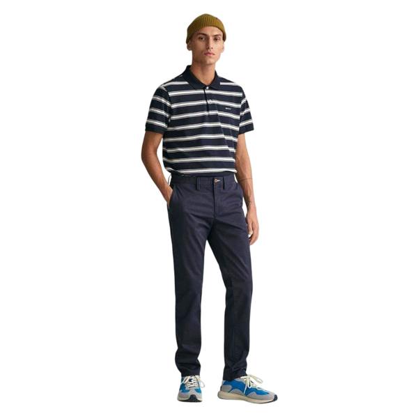 Gant Mens Twill Slim Chinos - Navy - 