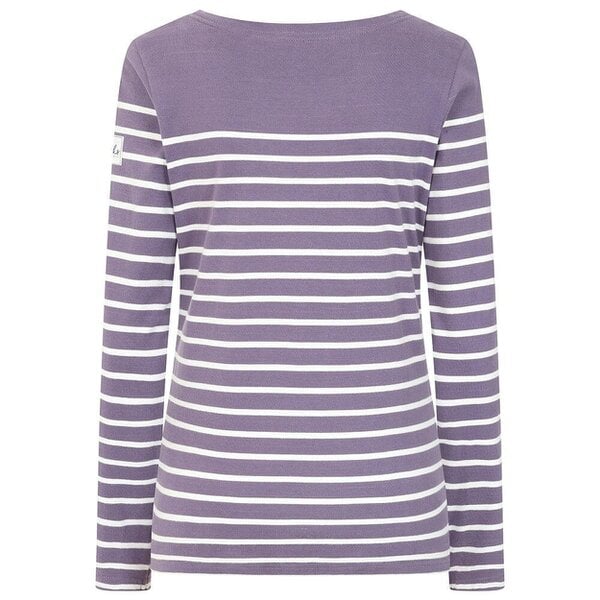Lazy Jacks LJ97 - Long Sleeve Striped Breton Top - Mauve