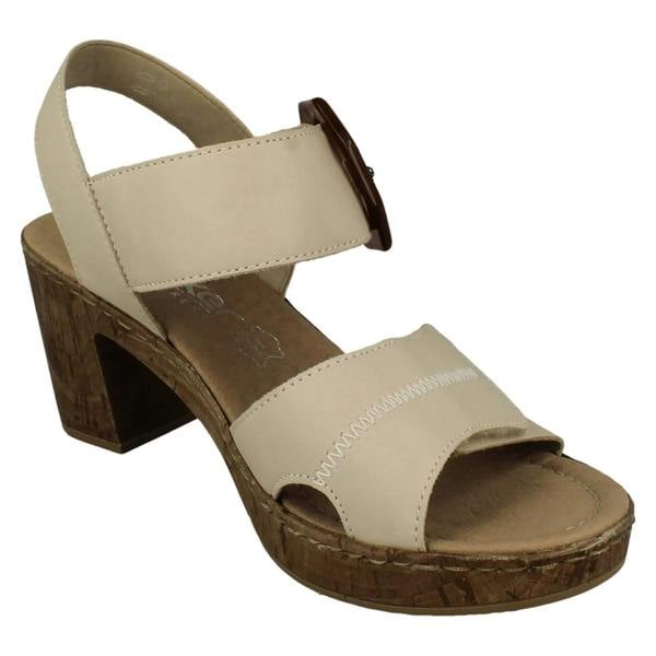 Rieker Ladies Rieker Block Heeled Sandal 66876