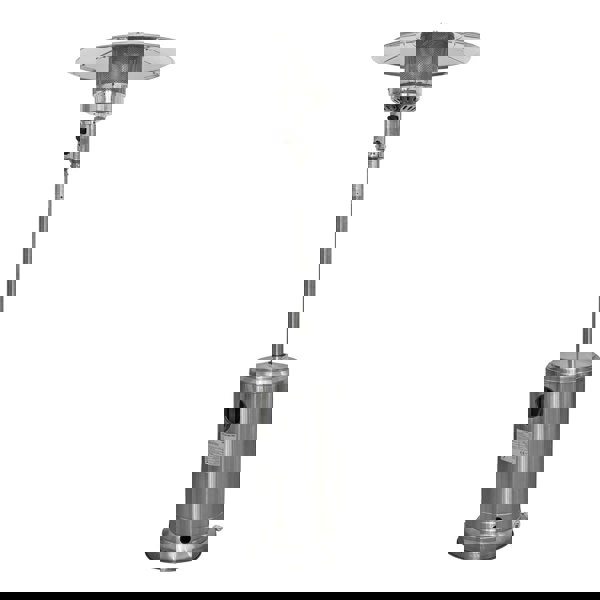 13kW Steel Propane Gas Tower Patio Heater - Outdoor Garden Dining Radiator Set - LoopsDirect