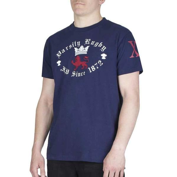 Retro-Varsity-Rugby-T-Shirt-Vintage-Navy-model