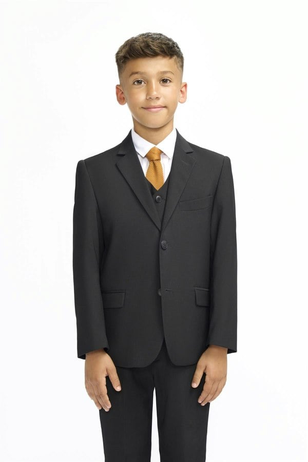 House of Cavani Boys Malibu Black Suit