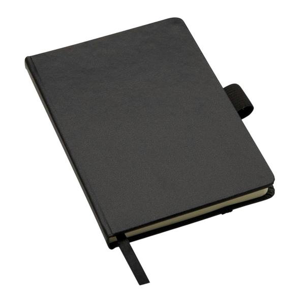 MidOcean Notalux A6 Notebook & Pen - Black - 