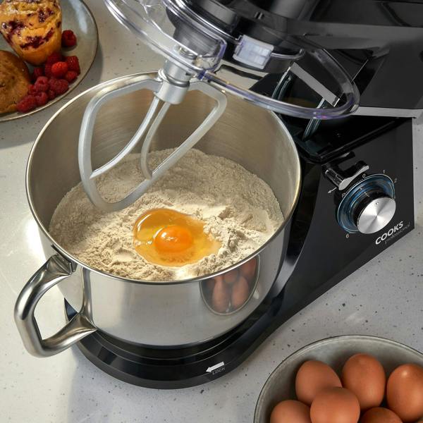 Cooks Professional 7L Stand Mixer | Black / Silver