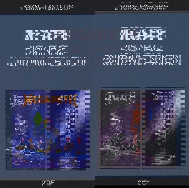 Megadeth 'Classic Albums: Countdown to Extinction/Rust In Peace' 2CD Jewel Case