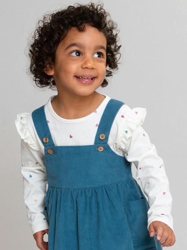 Kite Girls Organic Patch Pocket Pinafore