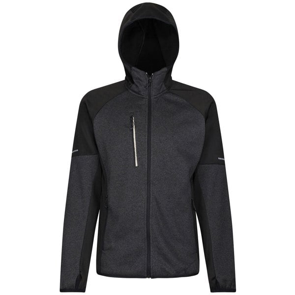 Regatta Men's X-Pro Coldspring II Fleece Jacket - Black/Grey Marl