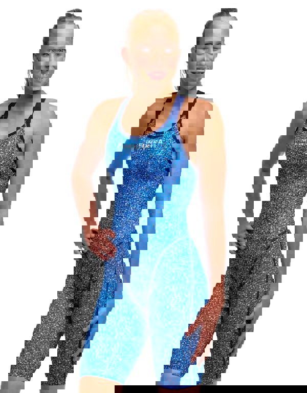 Funkita Girls Pebble Beach Fast Legs One Piece - Blue