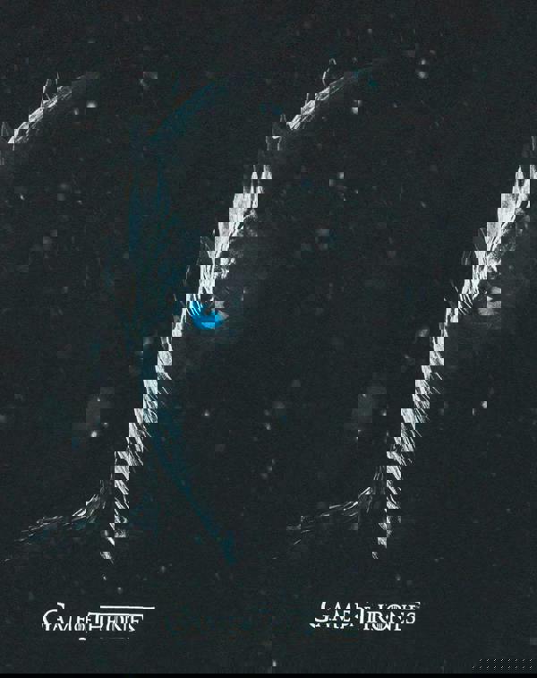 Game of Thrones Mens Black Night King Short Sleeved T-Shirt