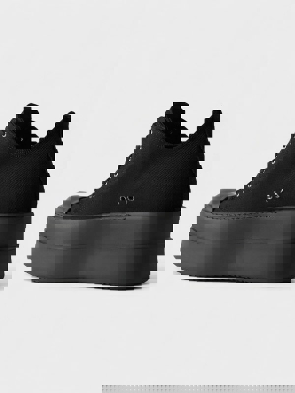 Rick Owens Double Bumper Low Sneakers Black - Mens