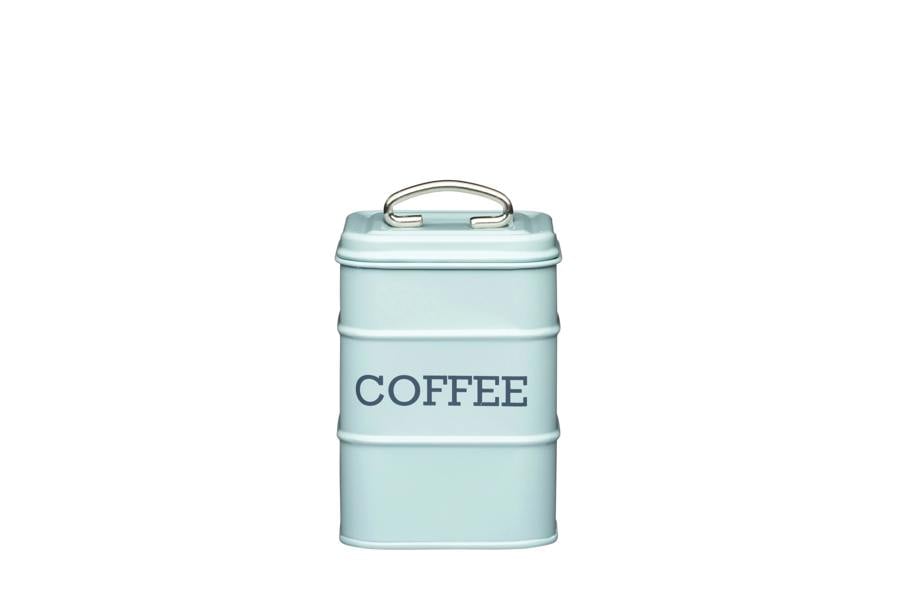 KitchenCraft Living Nostalgia Vintage Blue Coffee Tin
