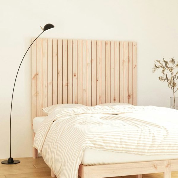 Berkfield Wall Headboard 140x3x110 cm Solid Wood Pine