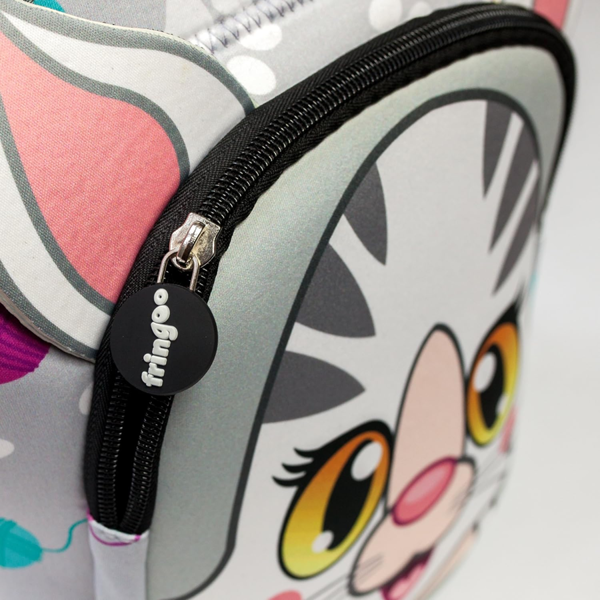 Fringoo Kids Thermal Insulated Cooler Lunch Bag with Zipped Pocket & Shoulder Strap for School or Nursery