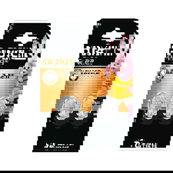 Duracell Speciality CR2025 Battery 2 Pack