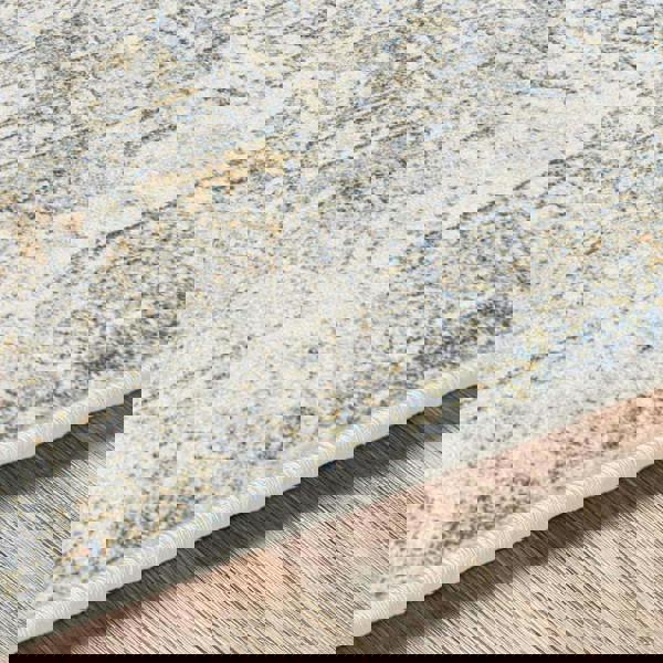 Livabliss Lillian-Washable Taupe Brown Traditional Vintage Boho Rug