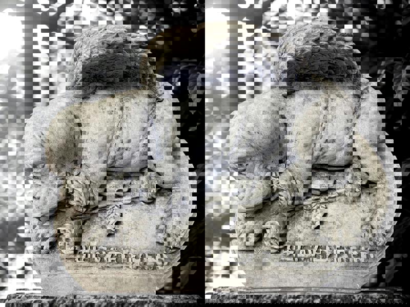 Large Dog Stone Pet Memorial Garden Ornament