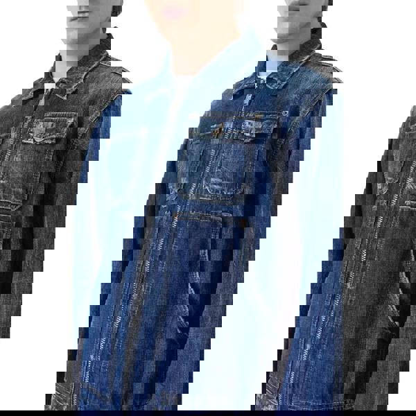 Dsquared2 Dark Semplice Carpenter Jean Jacket Navy Blue W32