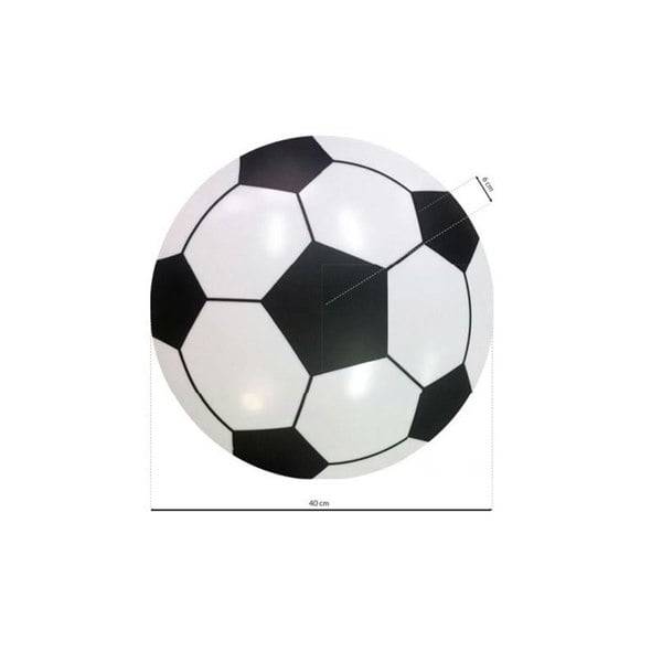 Milagro Ball 40CM Wall Or Ceiling LED Lamp 18W A Fun And Economical Eye Catching Feature For Bedroom Playroom Or Man Cave