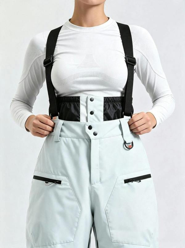 Anniou Women's Suspender Ski Bib Pants