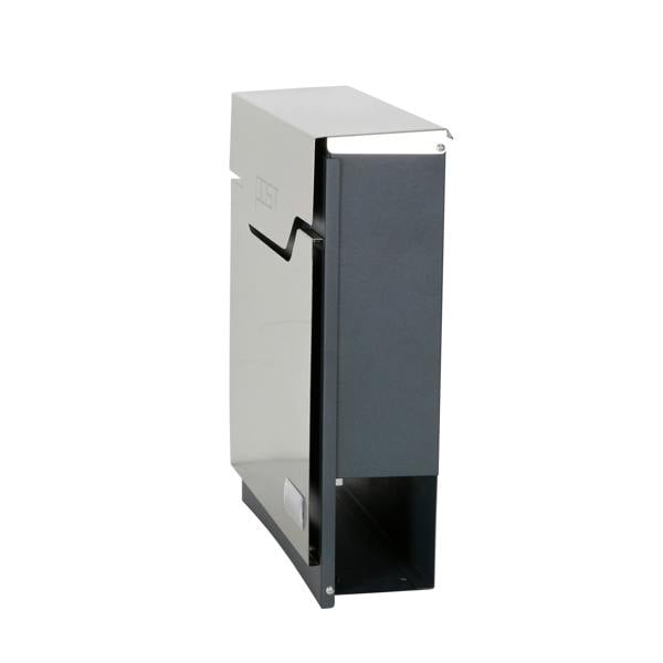 Phoenix Safe Phoenix Estilo Top Loading Letter Box MB0123KS in Stainless Steel with Key Lock