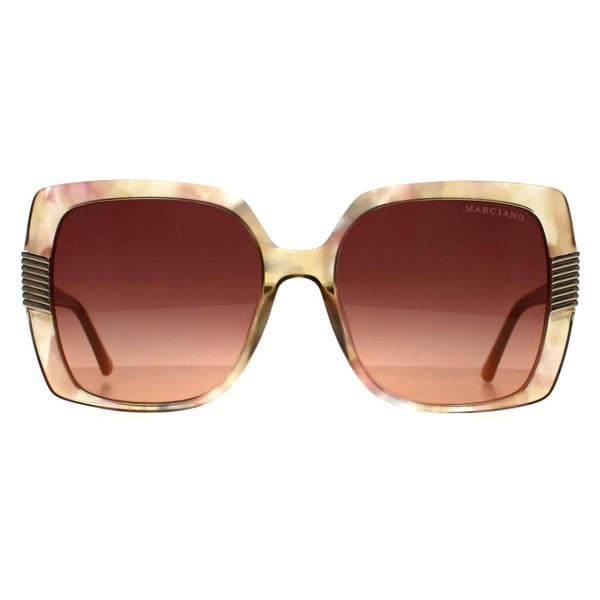 Guess by Marciano Sunglasses GM0828 59F Beige Brown Tortoise Pink Gradient