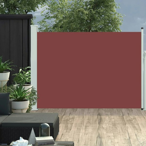 Berkfield Patio Retractable Side Awning 120x500 cm Brown