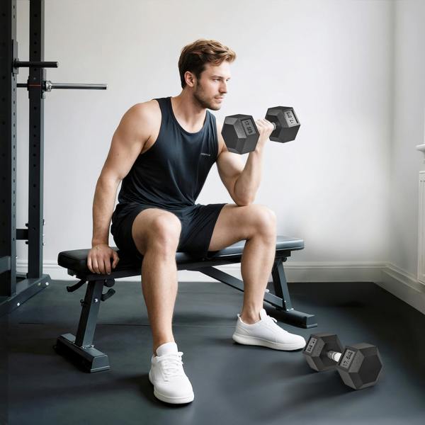 Rubber Dumbbell