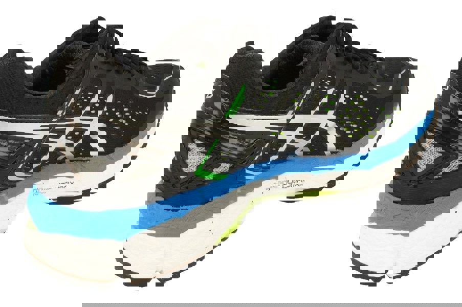 Asics Gel-Kayano 22 Mens T547N 9093 9093 - Black Silver Yellow 9093 - Photo 2