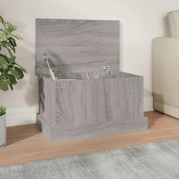 Berkfield Storage Box Grey Sonoma 50x30x28 cm Engineered Wood