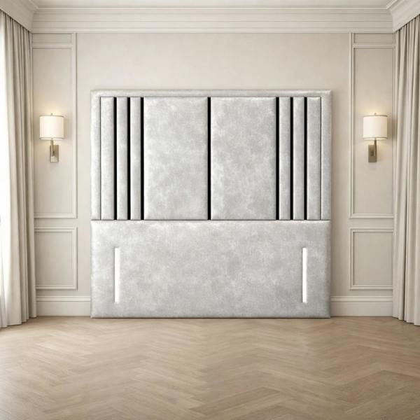 Great British Beds Valentina headboard with Contrast Border