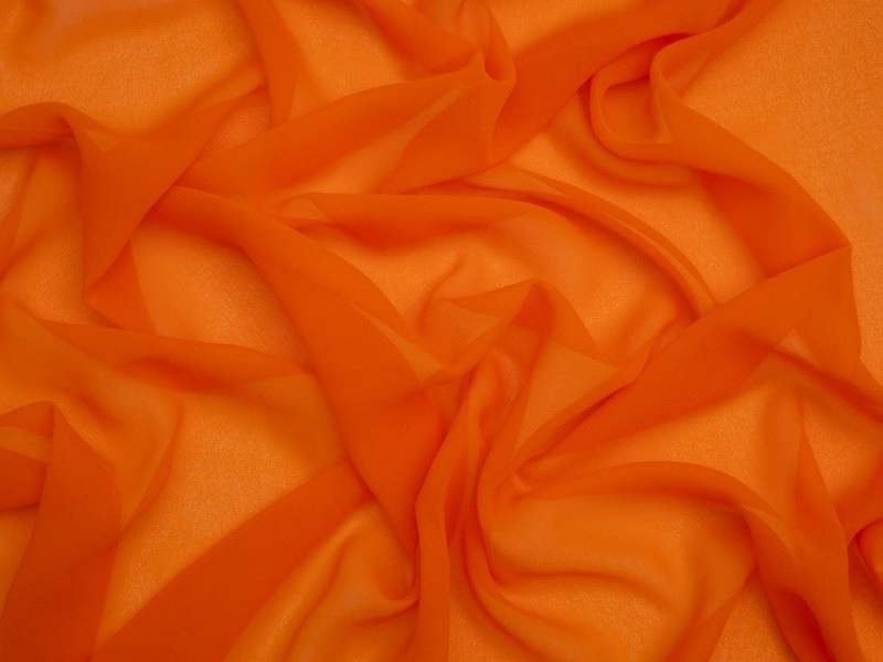 Minerva Core Range Minerva Light Sheer Chiffon Fabric - Plain Design Dressmaking Fabric, 110 cm / 44" Wide - per metre