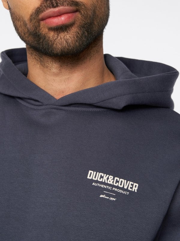 Duck and Cover Lewys Hoodie - Navy