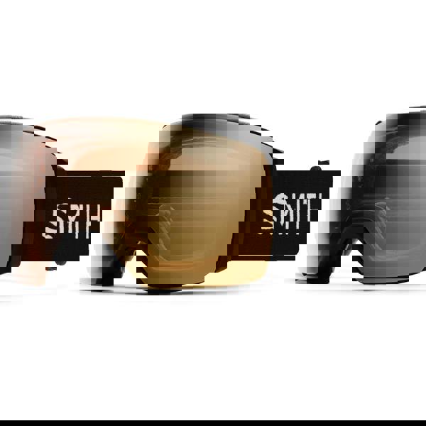 Smith Ski Goggles I/O Mag XL 0JX 4O Black ChromaPop Pro Photochromic Gold Mirror & CP Storm Blue Sensor Mirror