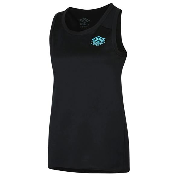 Umbro Womens PTF Racerback Tank Top - Black