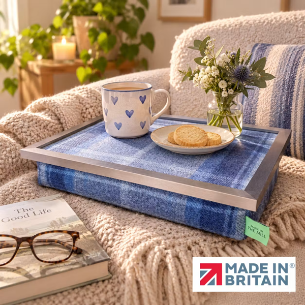 Made in the Mill Luxury Border Lap Tray With Bean Bag