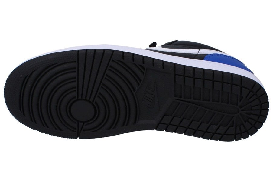 Nike Air Jordan 1 Low Mens Trainers 553558 042 - Black White Game Royal 042 - Photo 4