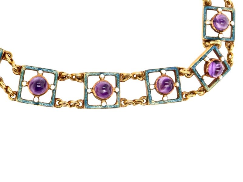 Victorian amethyst bracelet