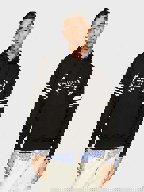 Tommy Hilfiger Laurel Monotype Hoodie Black