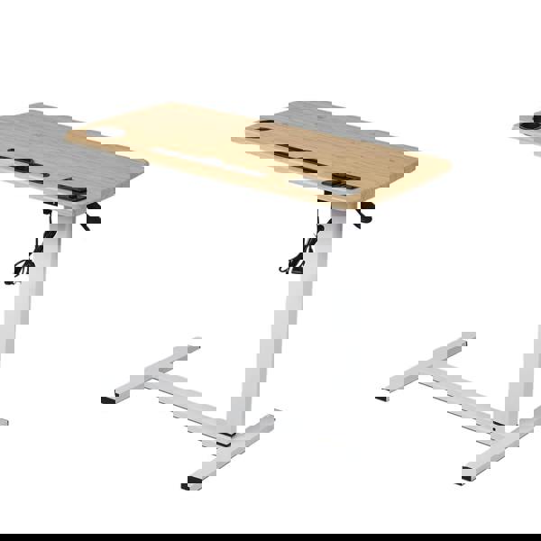 Levede Standing Desk Height Adjustable Stand Over Bed Laptop Table Shelf Electric USB