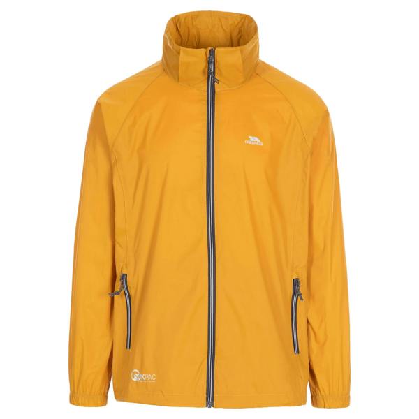 Trespass Qikpac X Unisex Packaway Jacket - Maize Yellow - 