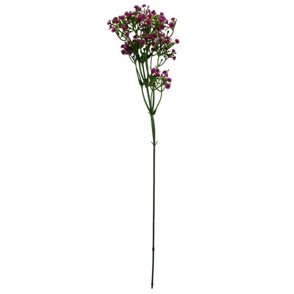 Leaf Pack of 6 x 55cm Gypsophila Pink Stem