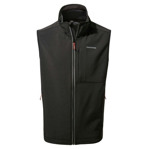 Craghoppers Mens Altis Gilet - Black - Black - 96% Polyester/4% Elastane