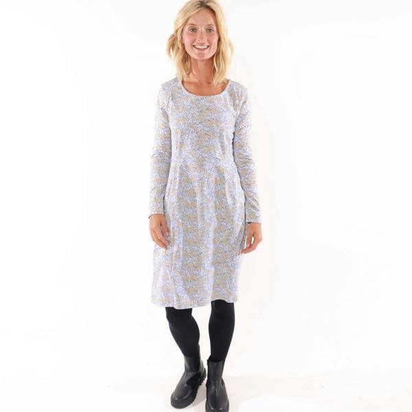 Lazy Jacks Women's Primrose Dress - Blue / Yellow