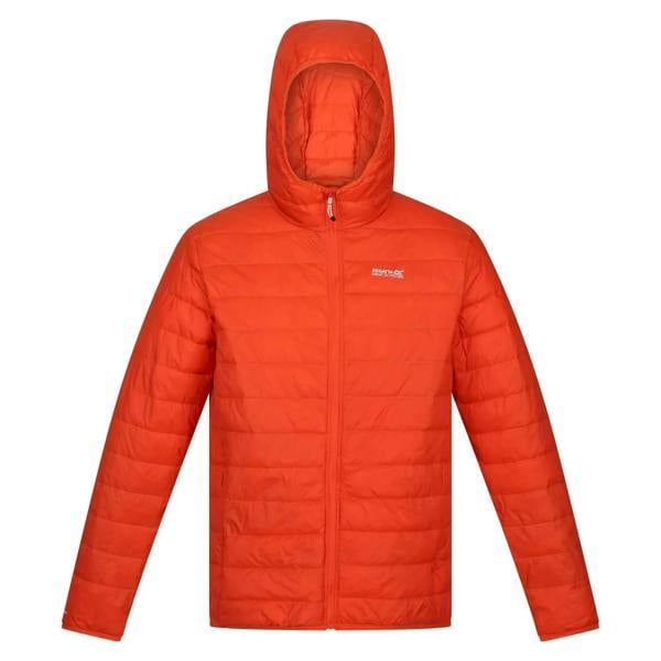 Regatta Mens Hillpack Hooded Lightweight Jacket - Rusty Orange - 