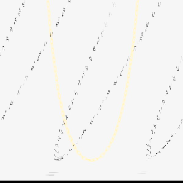 THOMAS SABO Charm Club Connect Gold Plated 45cm Paperclip Oval Link Necklace KE2328-413-39-L45v