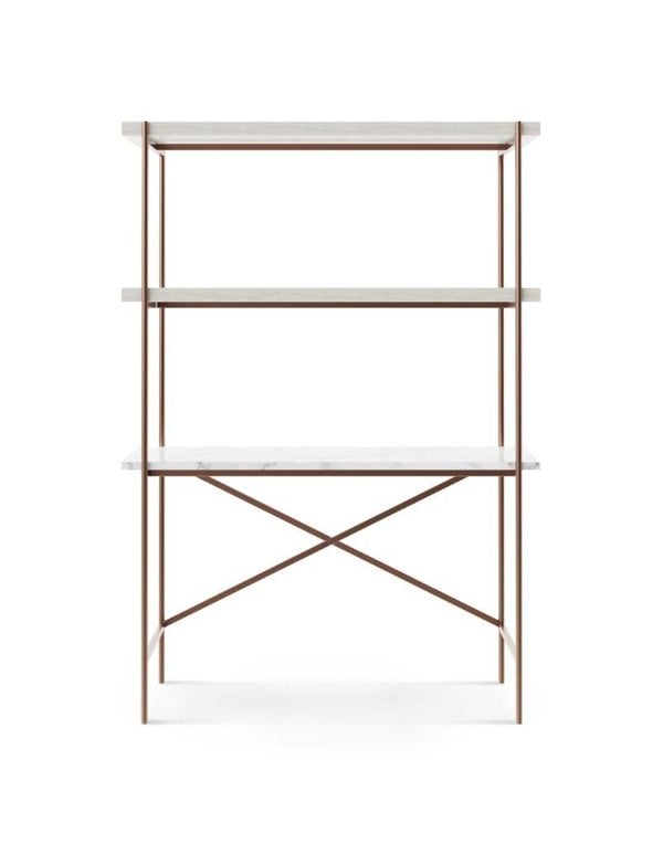 Adriana Bookshelf & Desk by Gillmore British Design © GillmoreSPACE Ltd