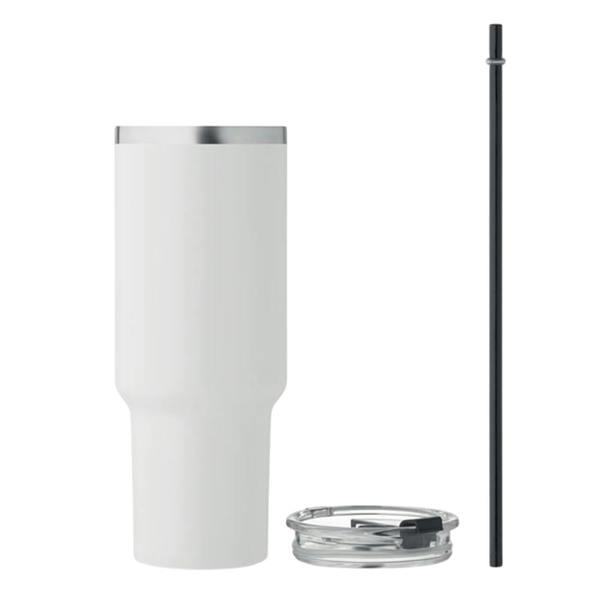 MidOcean Suma Double-Walled 1200ml Tumbler - White - 