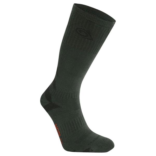 Craghoppers Unisex Adult Adventure Insect Repellent Boot Socks - Black Pepper/Black - 