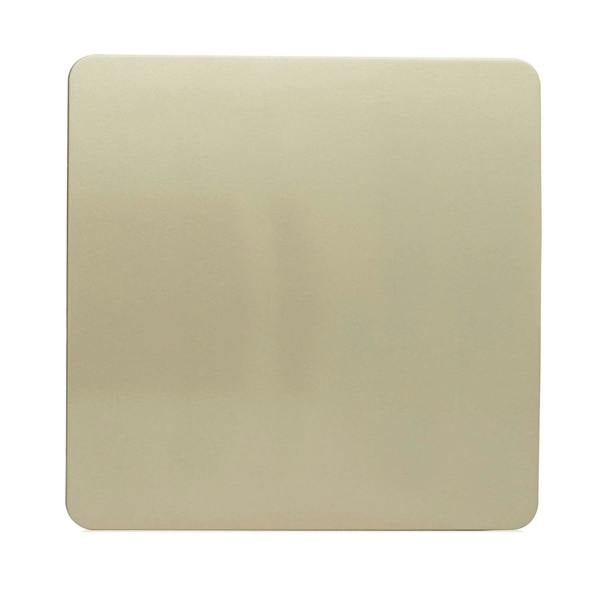 Trendi Switch Single Blanking Plate in Champagne Gold